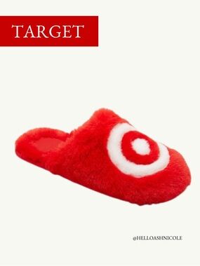 Target Wondershop™ Adult Bullseye Scuff Slippers